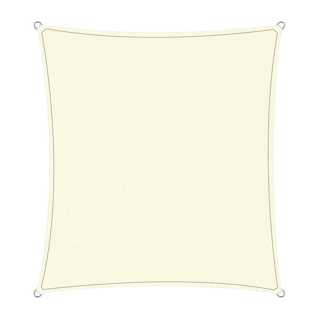 Wallaroo Waterproof Outdoor Shade Sail Sun Cloth Square 2.5x2.5M