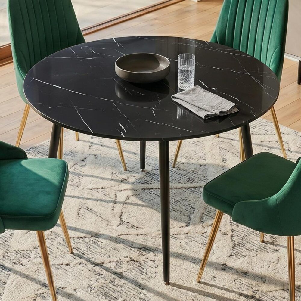 Marble Mania Round Table