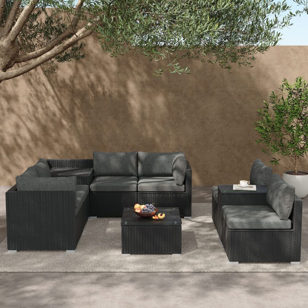 Modular Outdoor Lounge Set-9pcs