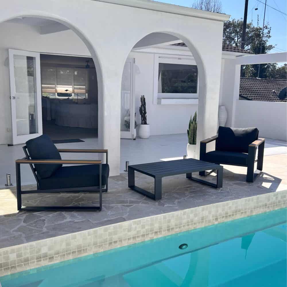5 Seater Grandeur Lounge Suite – Charcoal Grey