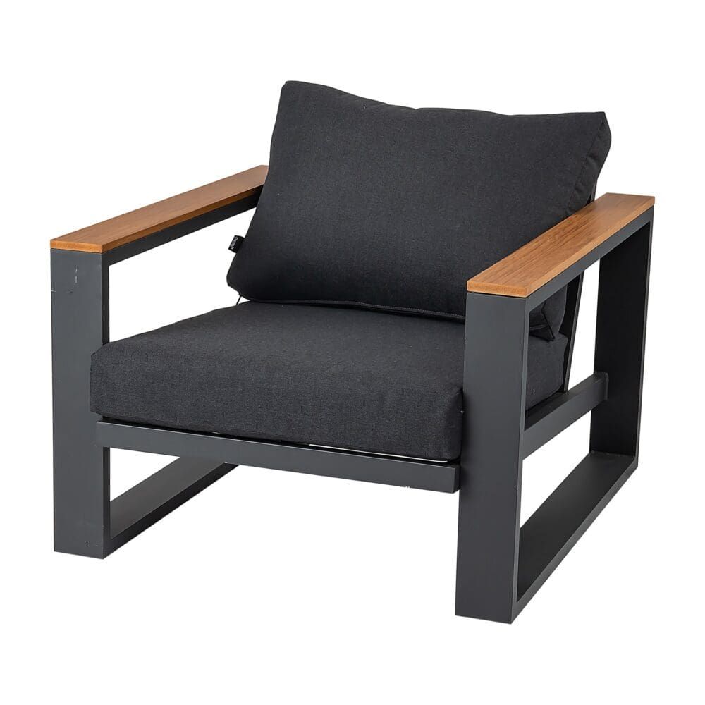 5 Seater Grandeur Lounge Suite – Charcoal Grey