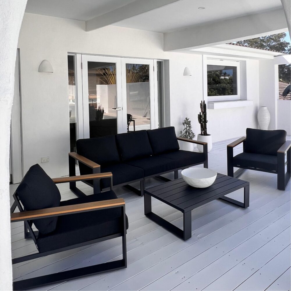 5 Seater Grandeur Lounge Suite – Charcoal Grey