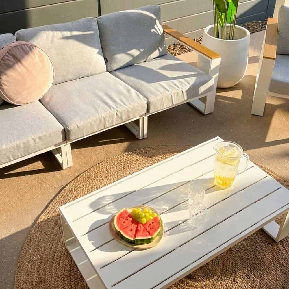 5 Seater Grandeur Lounge Suite – White