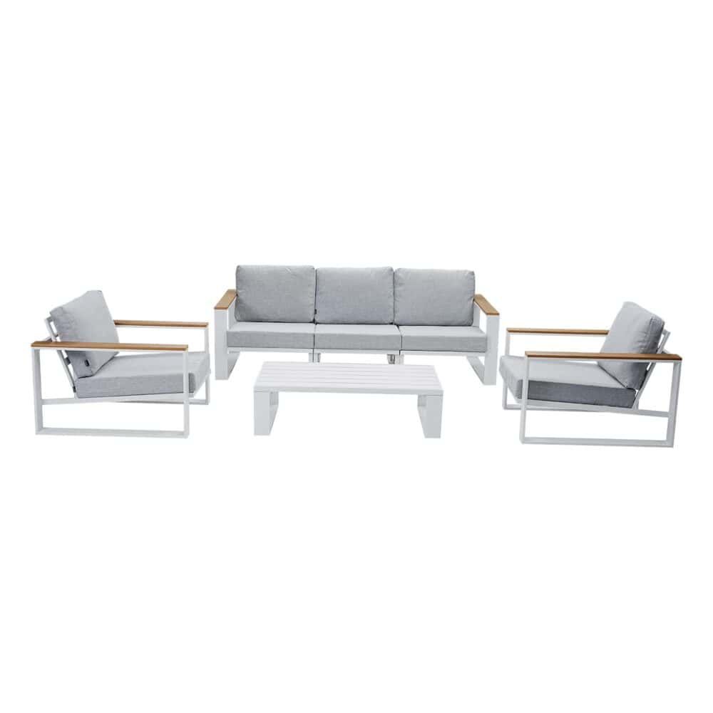 5 Seater Grandeur Lounge Suite – White
