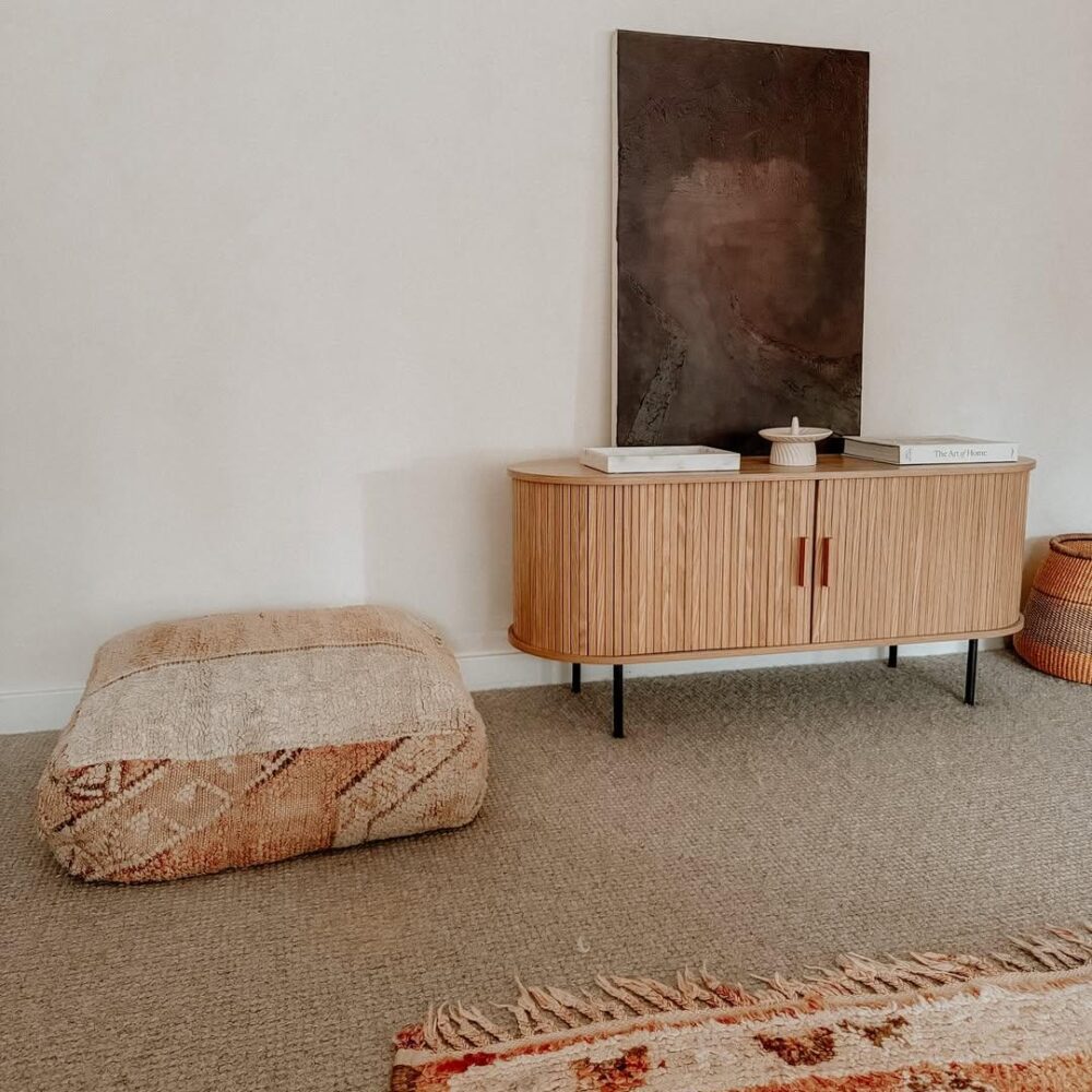 Ripple Sideboard with Sliding Doors — Earthy Elegance Redefined