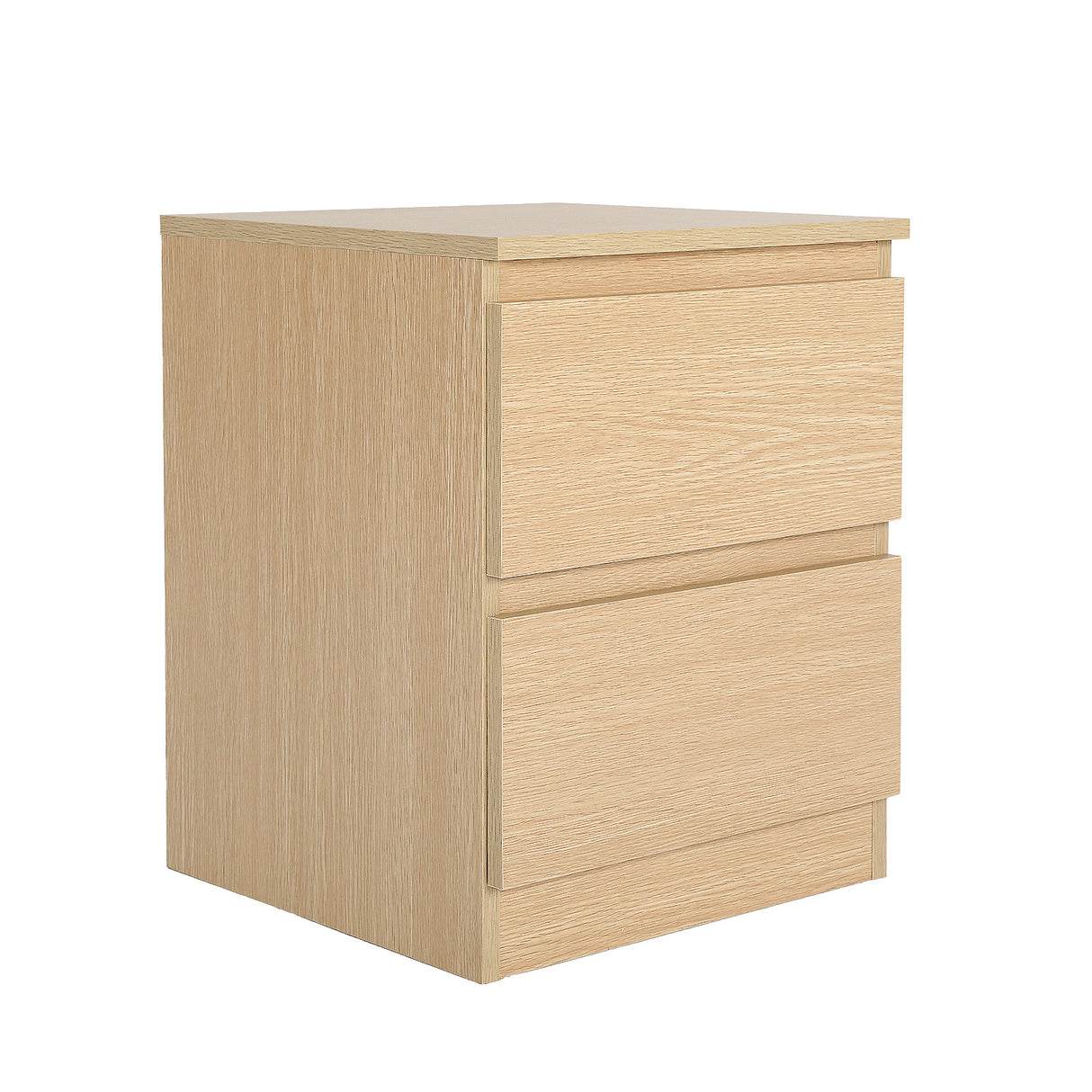 Bedside Table Bedroom 2 Drawer JOSS OAK