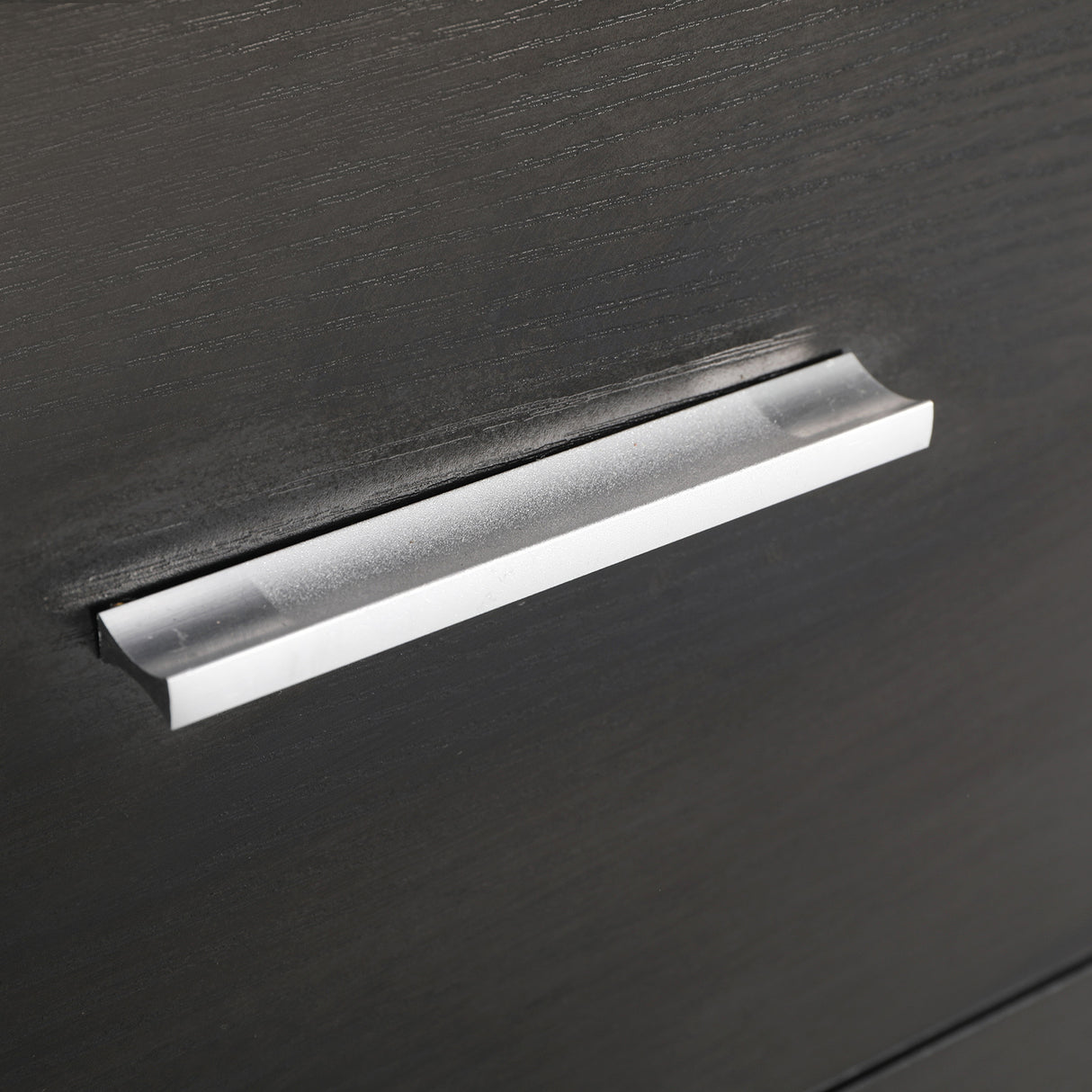 Bedside Table Bedroom 2 Drawer Legs ETTA BLACK