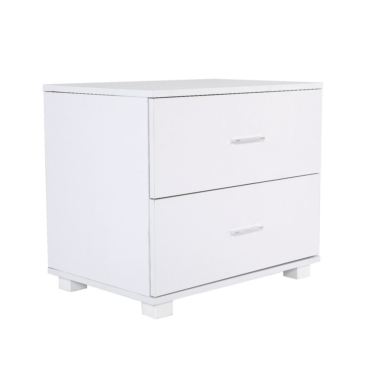 Bedside Table Bedroom 2 Drawer Legs ETTA WHITE