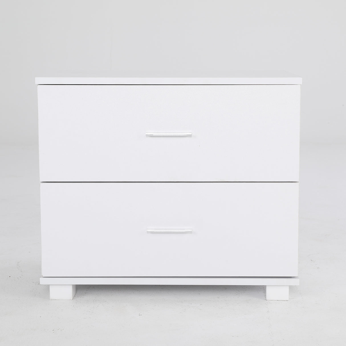 Bedside Table Bedroom 2 Drawer Legs ETTA WHITE