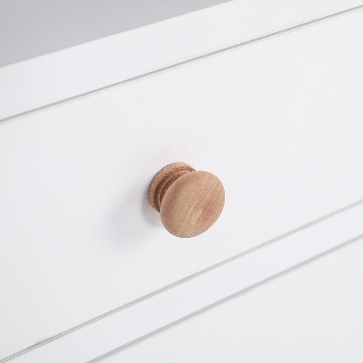 2X Bedside Table Bedroom 2 Drawer ANYA - WHITE