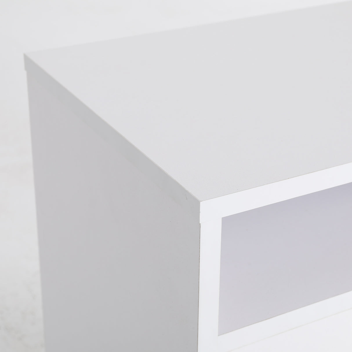 2X Bedside Table Bedroom 2 Drawer ANYA - WHITE