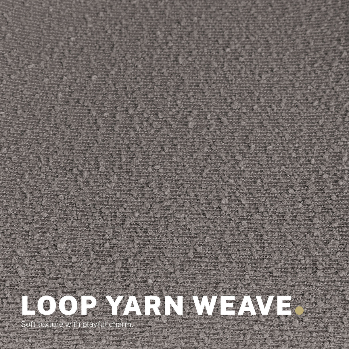 2 Set Office Desk Chair - Loop Yarn Fabric Home Swivel Chair Cut-Out Seat HALO GREY