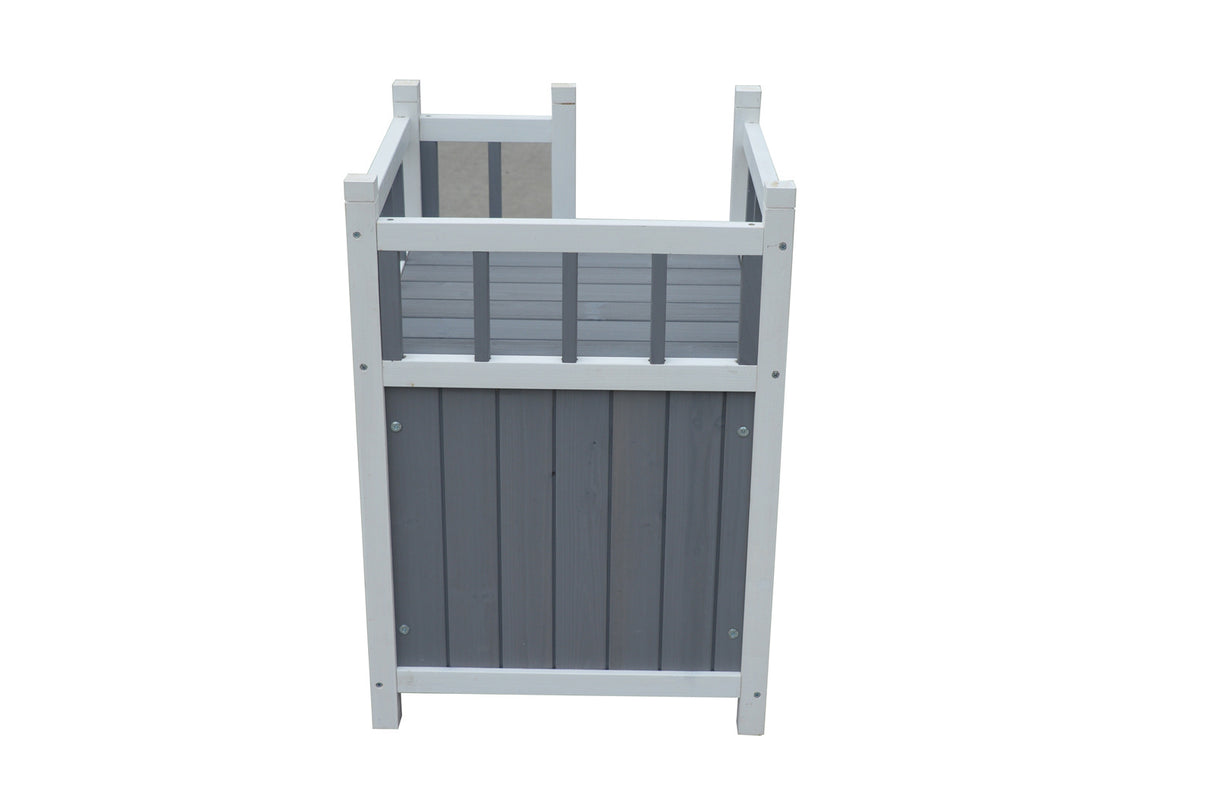 YES4PETS Cat Shelter Condo with Escape Door Rabbit Kitty Dog House Cave