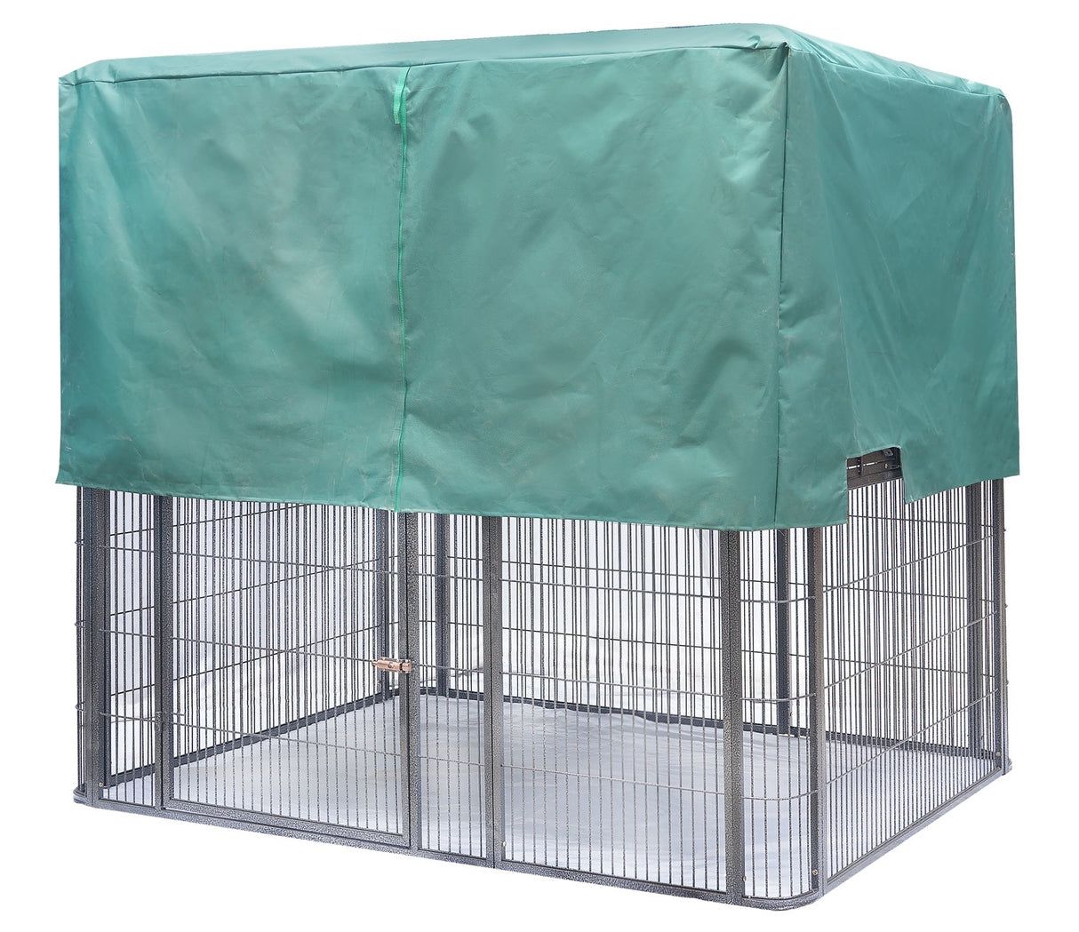 YES4PETS XXXXL Walk-in Bird Cat Dog Chicken Rabbit Cage Pet Parrot Aviary Perch 219x158x203cm With Green Cover