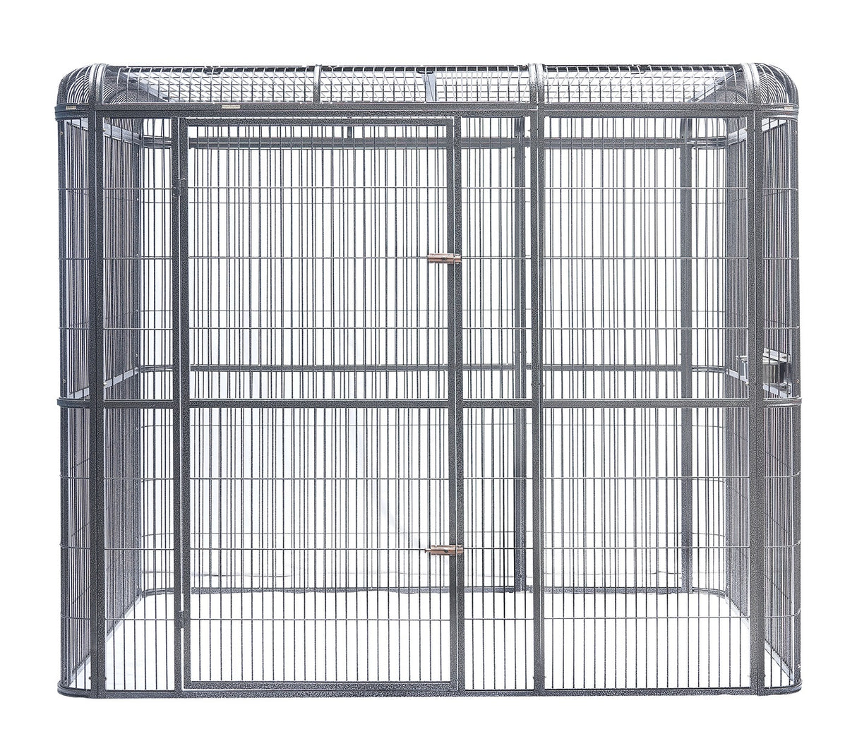 YES4PETS XXXXL Walk-in Bird Cat Dog Chicken Rabbit Cage Pet Parrot Aviary Perch 219x158x203cm With Green Cover