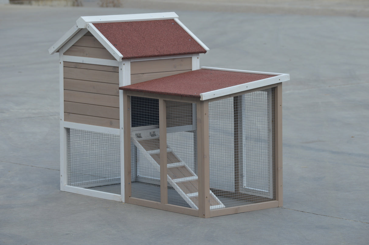YES4PETS Rabbit Hutch Small Ferret Guinea Pig Cage Hen Chook Cat Kitten House