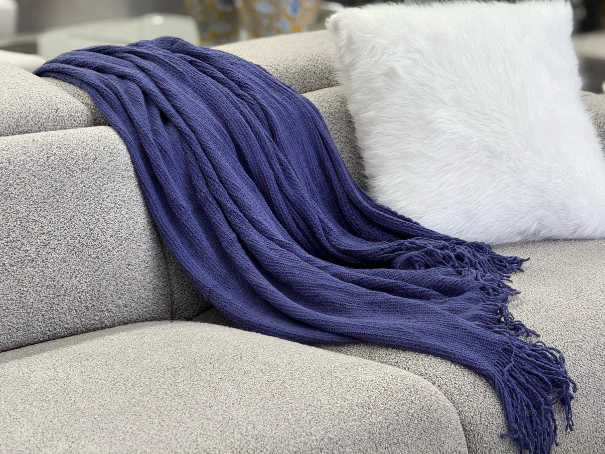 Levi Throw Rug Blanket - Olive