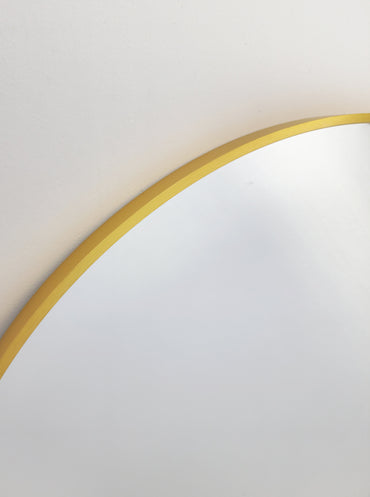 Gold Metal Arch Mirror - Small 80cm x 100cm