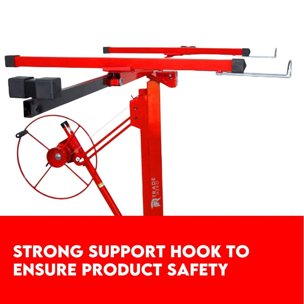 11FT Drywall Panel Lifter Gyprock Plasterboard Sheet Board Hoist Lift