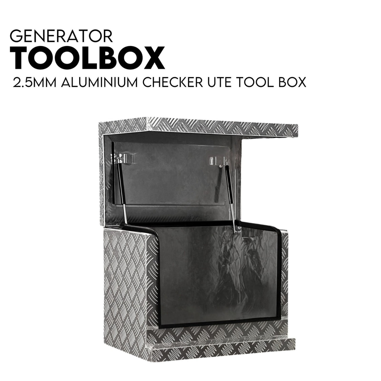 Aluminium Toolbox Ute Tool box Generator Trailer Truck Canopy 615x400x500