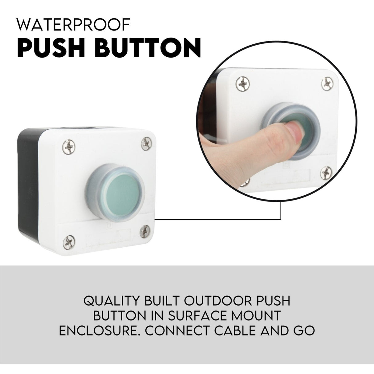 40W Full Solar Powered Automatic Remote Single Swing Gate Opener Battery