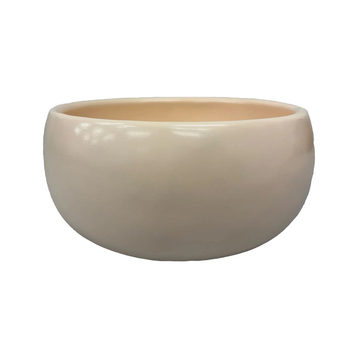 Urban Attitude INDI Medium Bowl Height 12cm, Width 26cm, Length 26cm - Stone Ivory