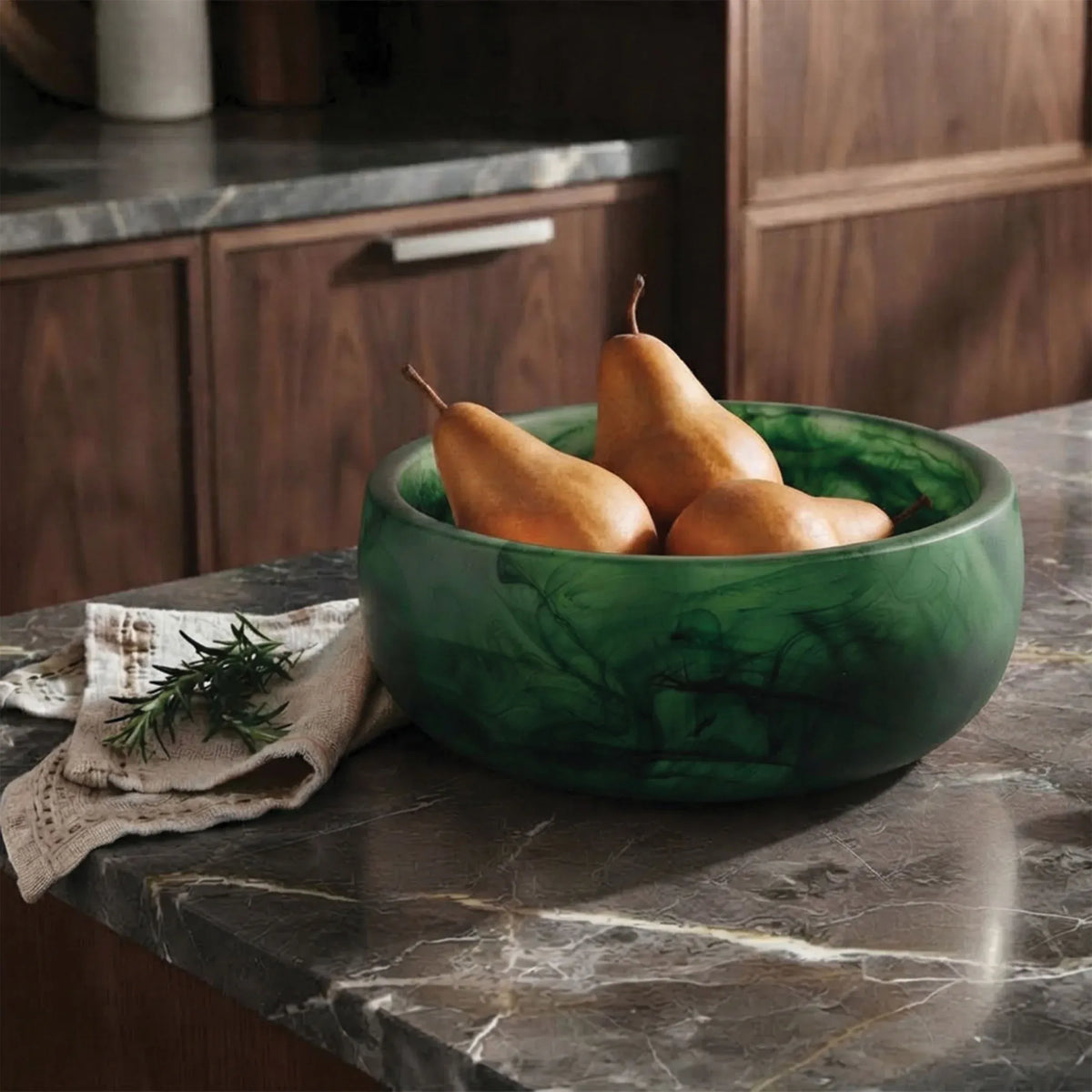 Urban Attitude INDI Medium Bowl Height 12cm, Width 26cm, Length 26cm - Sage Mist