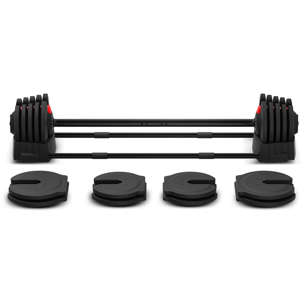 CORTEX Revolock V2 80kg Pair Set Adjustable Steel Dumbbell Barbell All-in-One with Stand