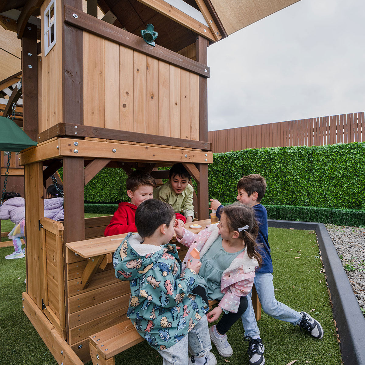 Lifespan Kids Armadale Swing Set & Play Centre with Two 2.2m Slide (Yellow)