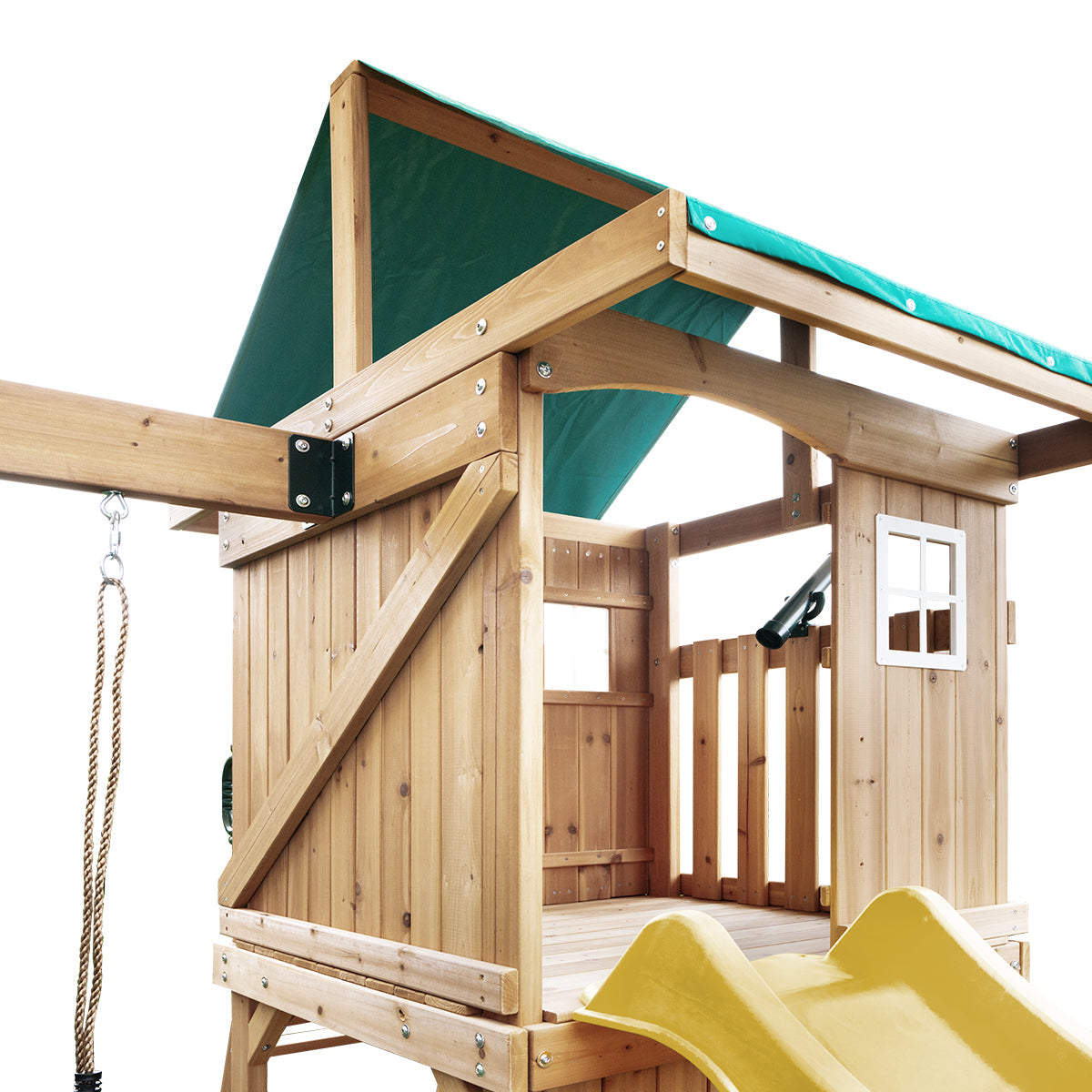 Lifespan Kids Montrose Swing Set & Play Centre with 2.2m Slide (Yellow)