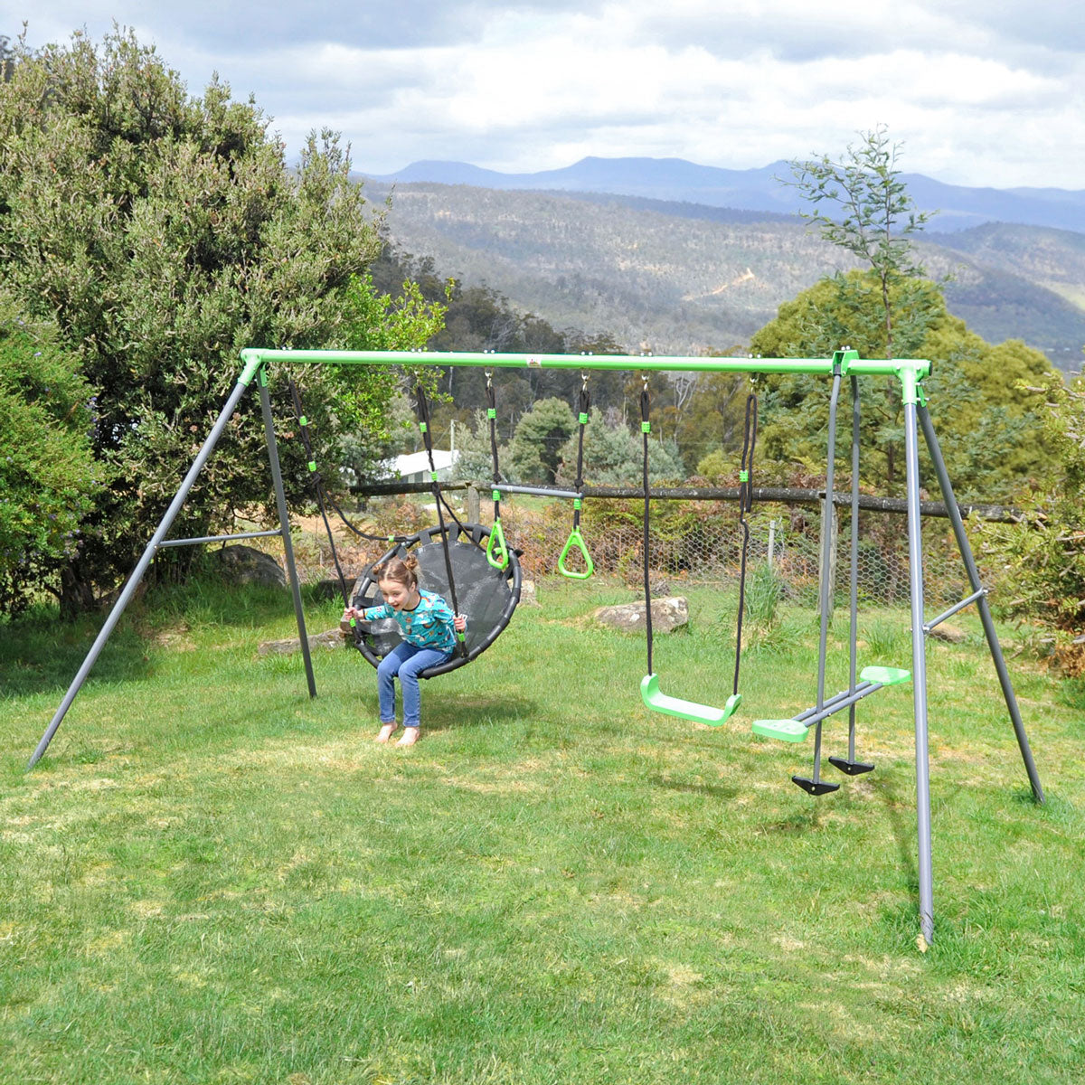 Lifespan Kids Lynx 4 Station Swing Set