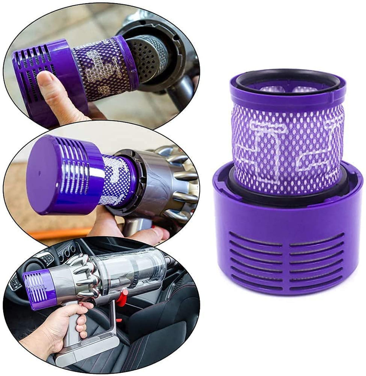 4 x HEPA Filters for Dyson Cyclone V10 Vacuum Cleaners