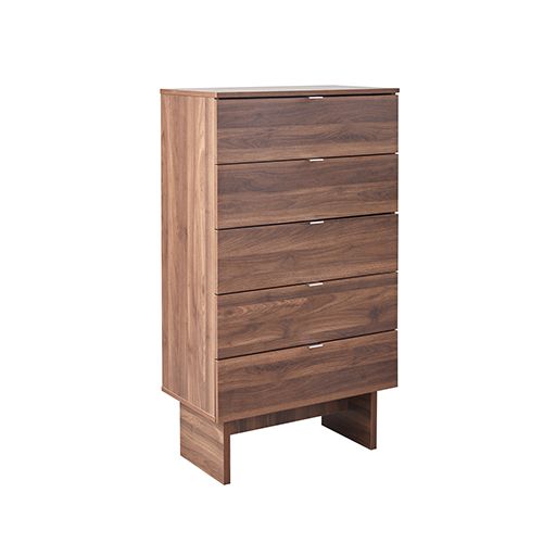 4 Pcs King Bedroom Suite with Tallboy in Fabric LED Light