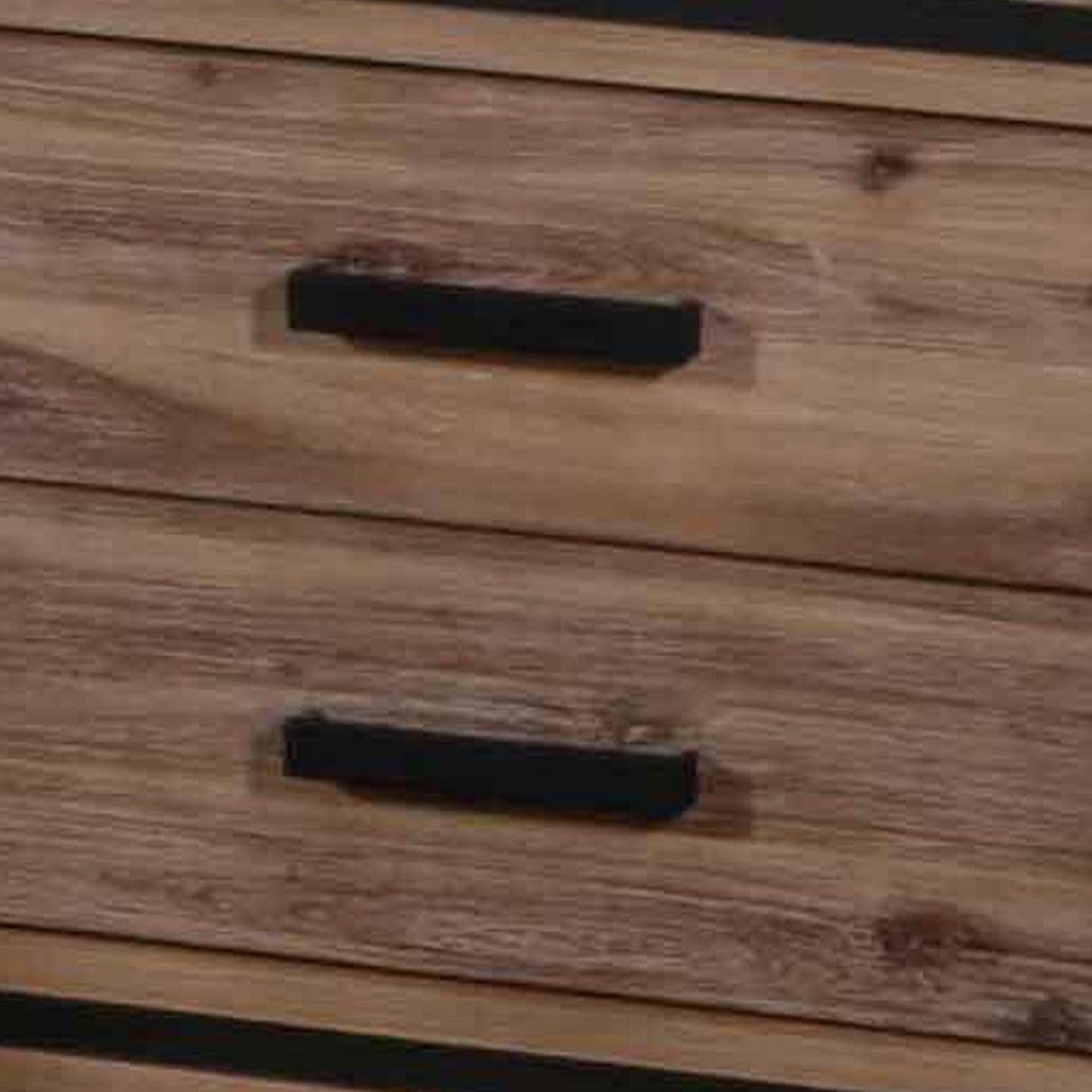 Bedside Table Solid Acacia Storage in Sliver Brush Colour