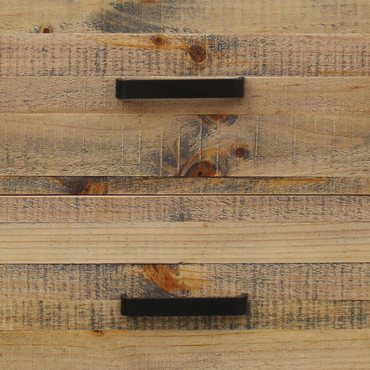 Bedside Table 2 drawers Solid Wood Light Brown Colour