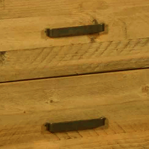 Bedside Table Solid Wood Storage Light Brown Colour