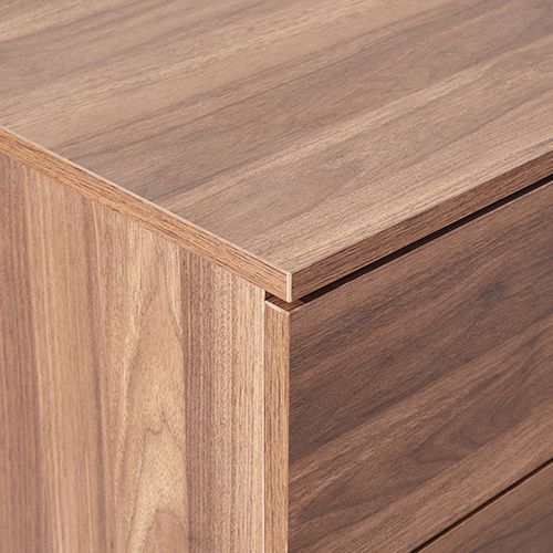 Dresser Mirror with Melamine Finishing 6 Drawers