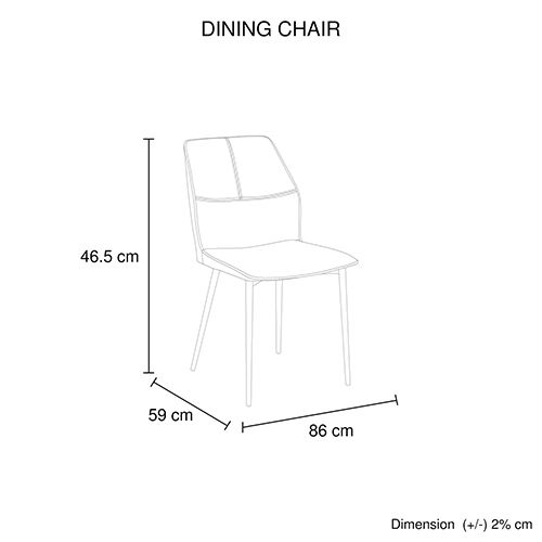Dining Set Sintered Stone Table Faux Leather chairs