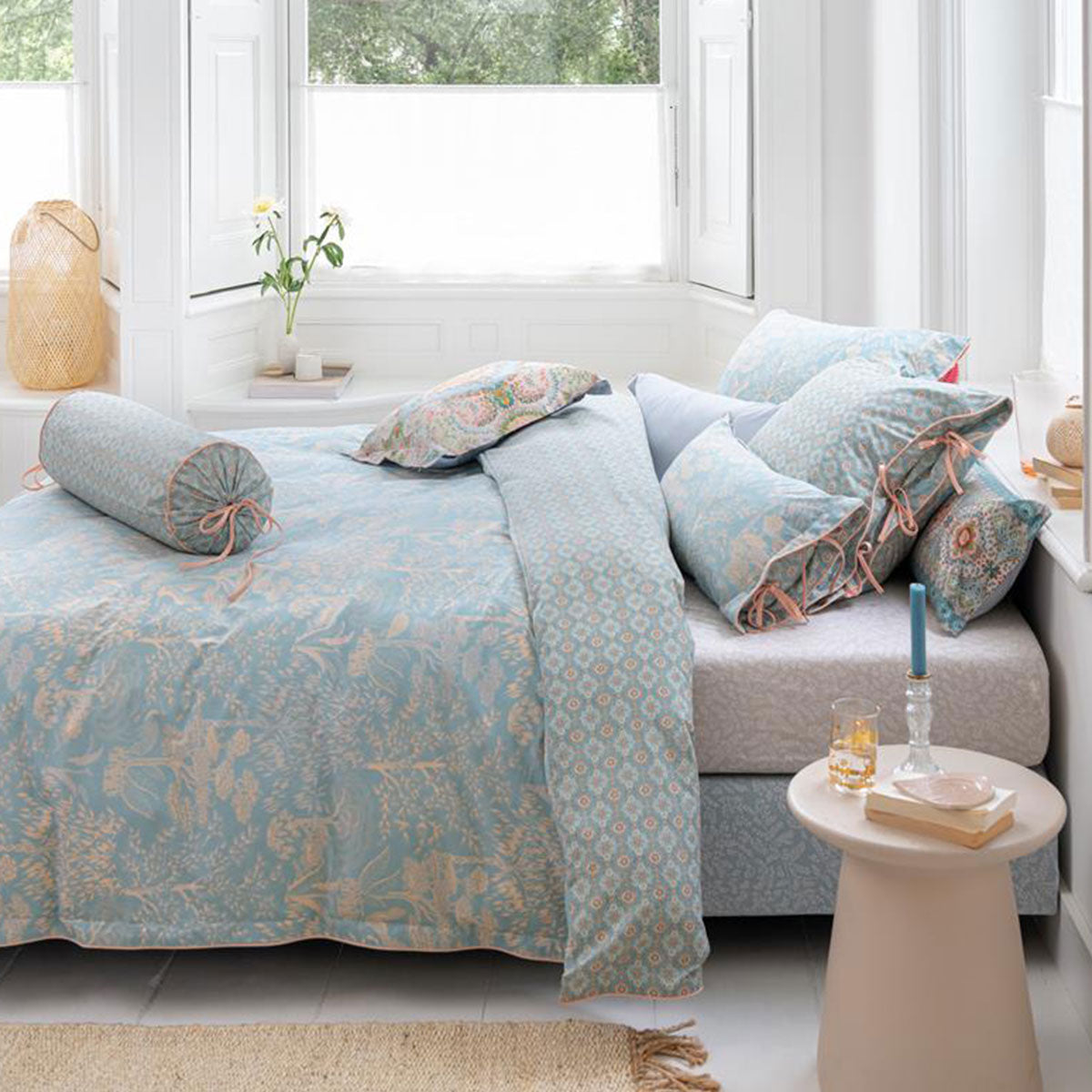 PIP Studio Origami Tree Light Blue Quilt Cover Set King
