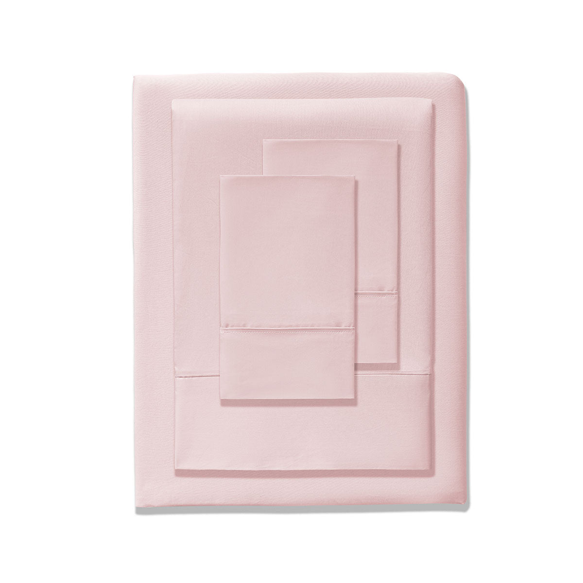 Accessorize 400TC Blush Bamboo Cotton Sheet Set 40cm Wall Double