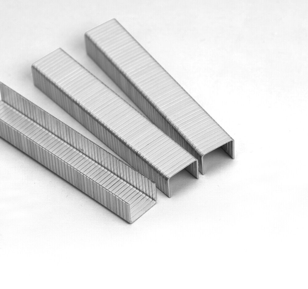 Heavy Duty Staple Gun Set 2in1 Stapler + 1500Pc Staples Tacker Hand Fastener Tool