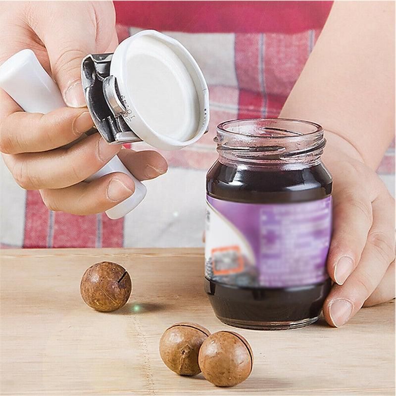 Adjustable Stainless Steel Jar Opener Bottle Lid Remover for Kitchen Use