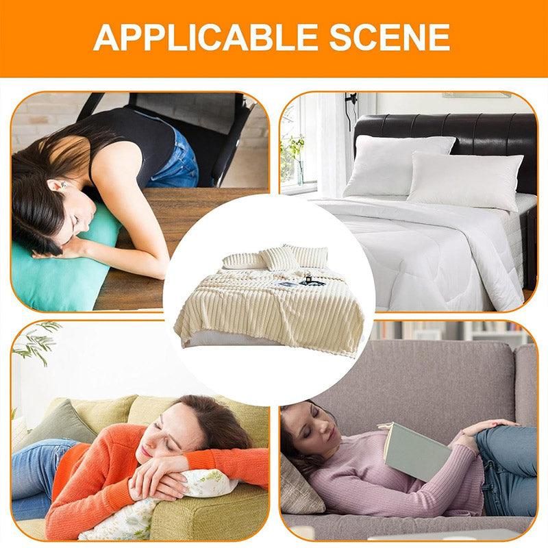 Plush Blanket Leisure Blanket Autumn Winter Warm Nap Throw Soft Cozy - Grey-100x150cm