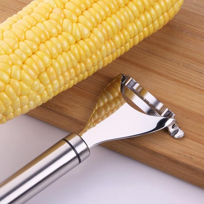 One-Step Corn Peeler Thresher Tools Kitchen Cob Kerneler Cutter Stripper Remover