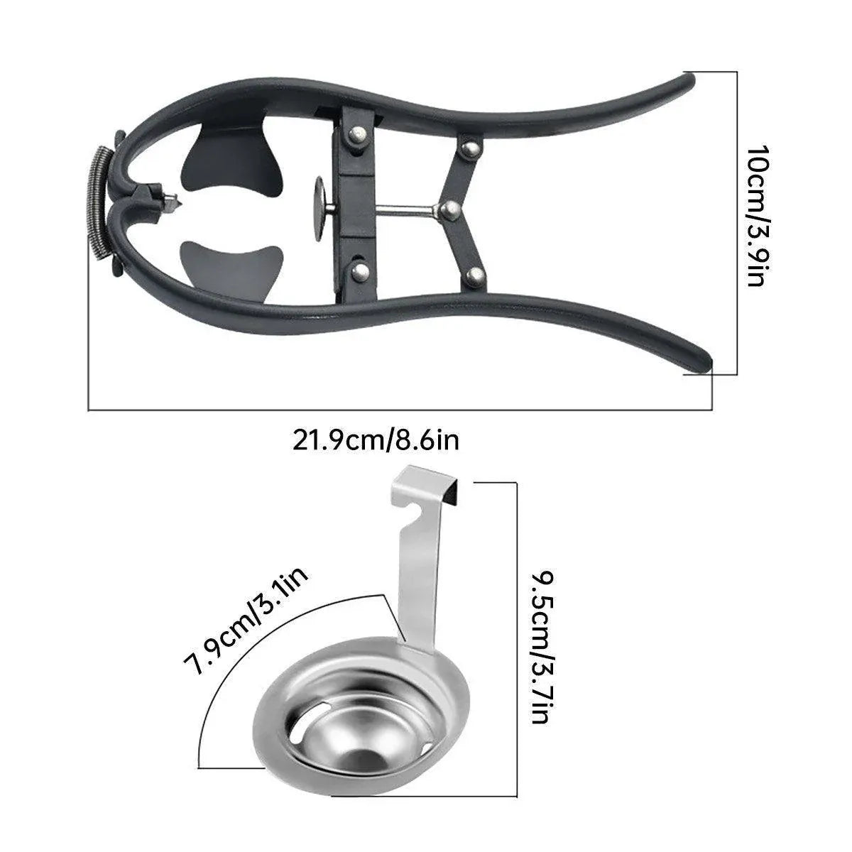 Quick Egg Opener Whisk Baking Kitchen Gadget Tool for Easy Cooking and Meal Prep