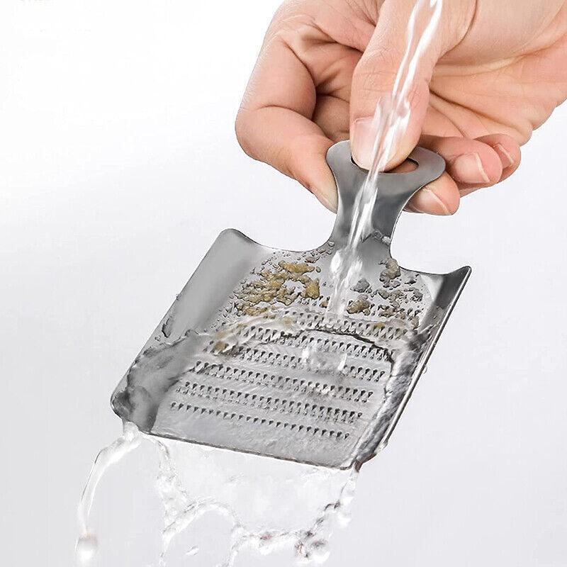 Practical Kitchen Ginger Wasabi Stainless Steel Garlic Grater Bento Mill Tool Au