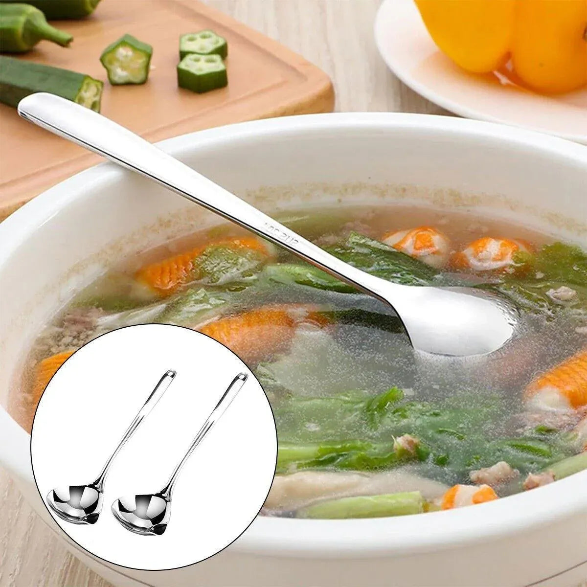 Oil Separator Spoon Kitchen Multifunctional Filter Household Hot Pot Soup Spoon - S