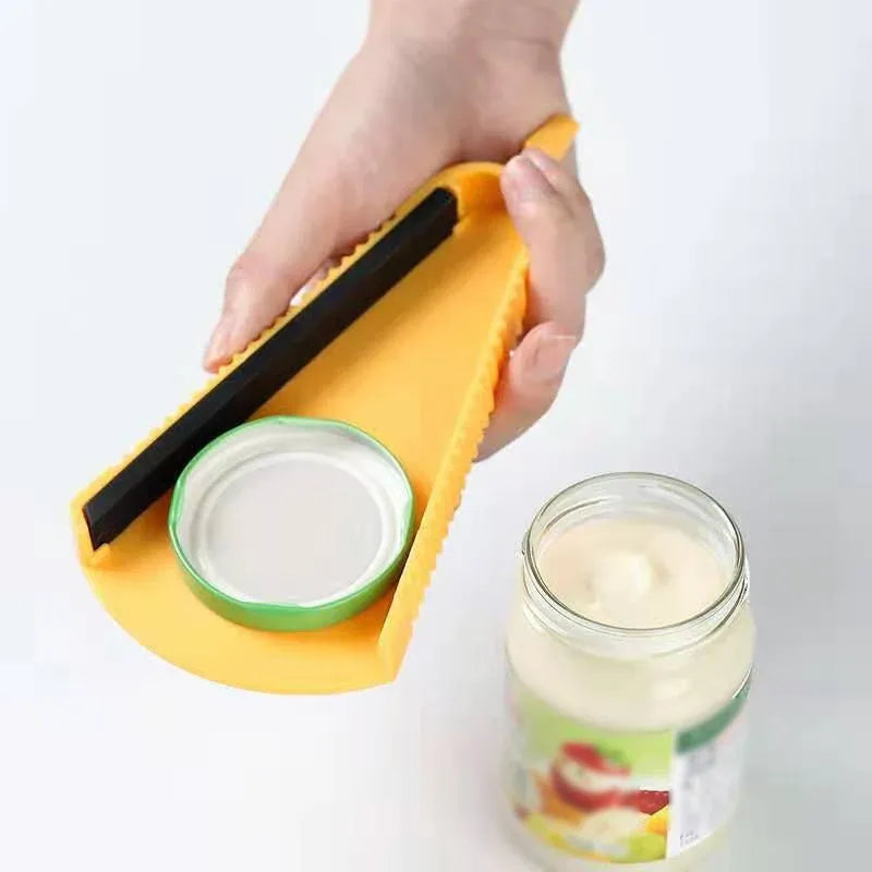Multipurpose Jar Bottle Can Opener with Non Slip Grip for Kitchen Use