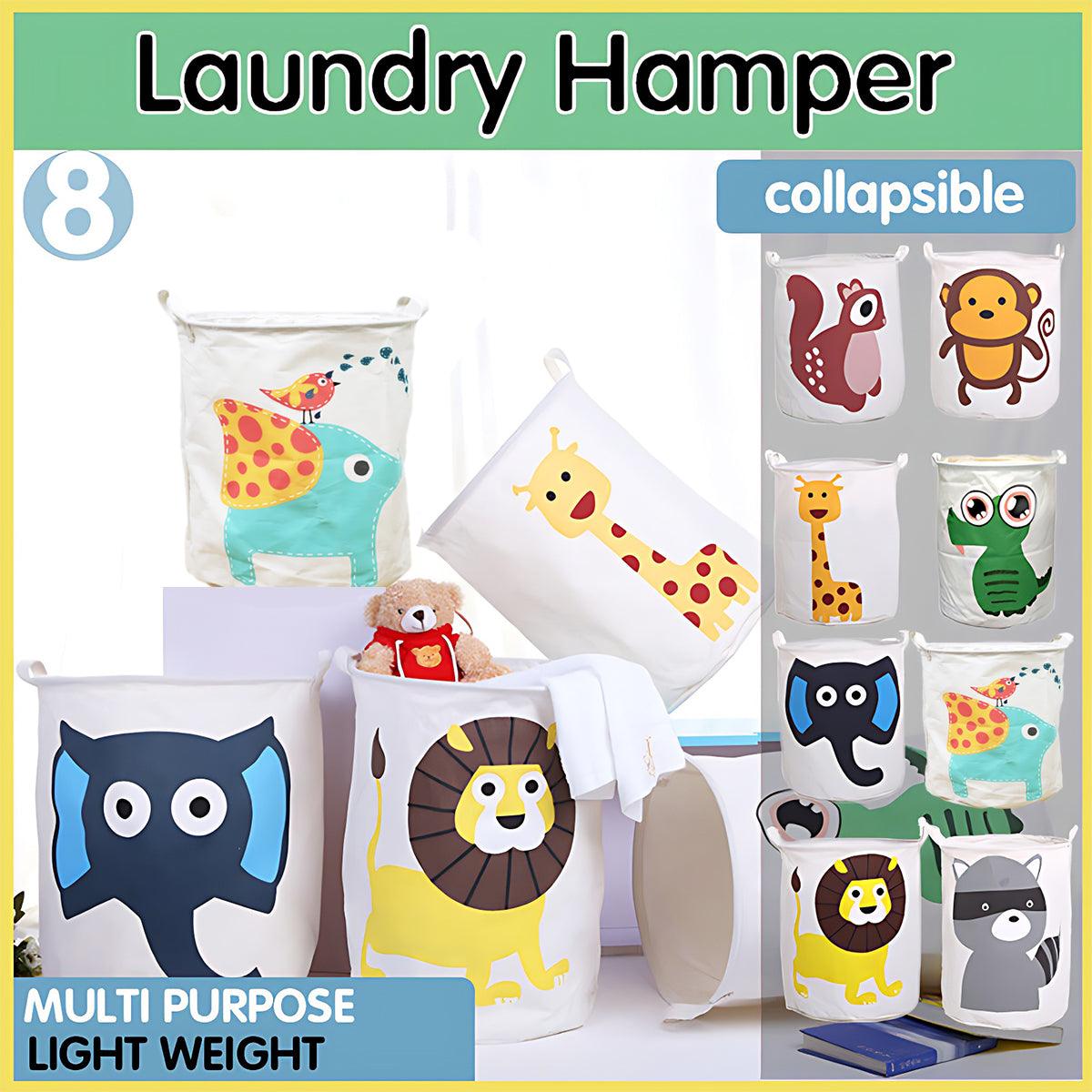 Collapsible Laundry Hamper Basket Storage Clothes Bag Washing Bin Toy Organiser - 07