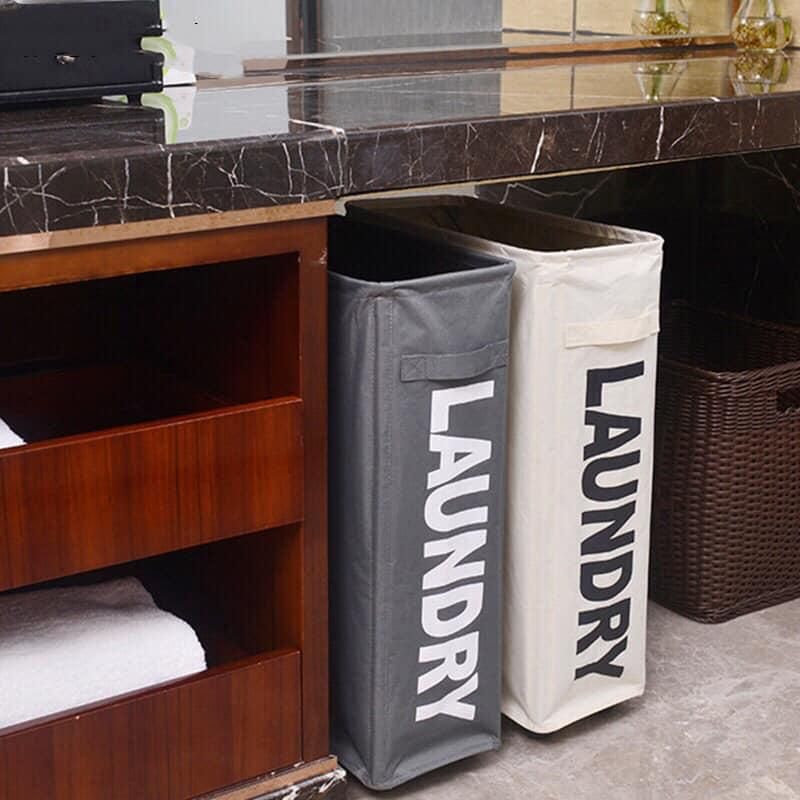 Large Foldable Laundry Washing Clothes Storage Bag Hamper Basket Bin Organiser - Purple